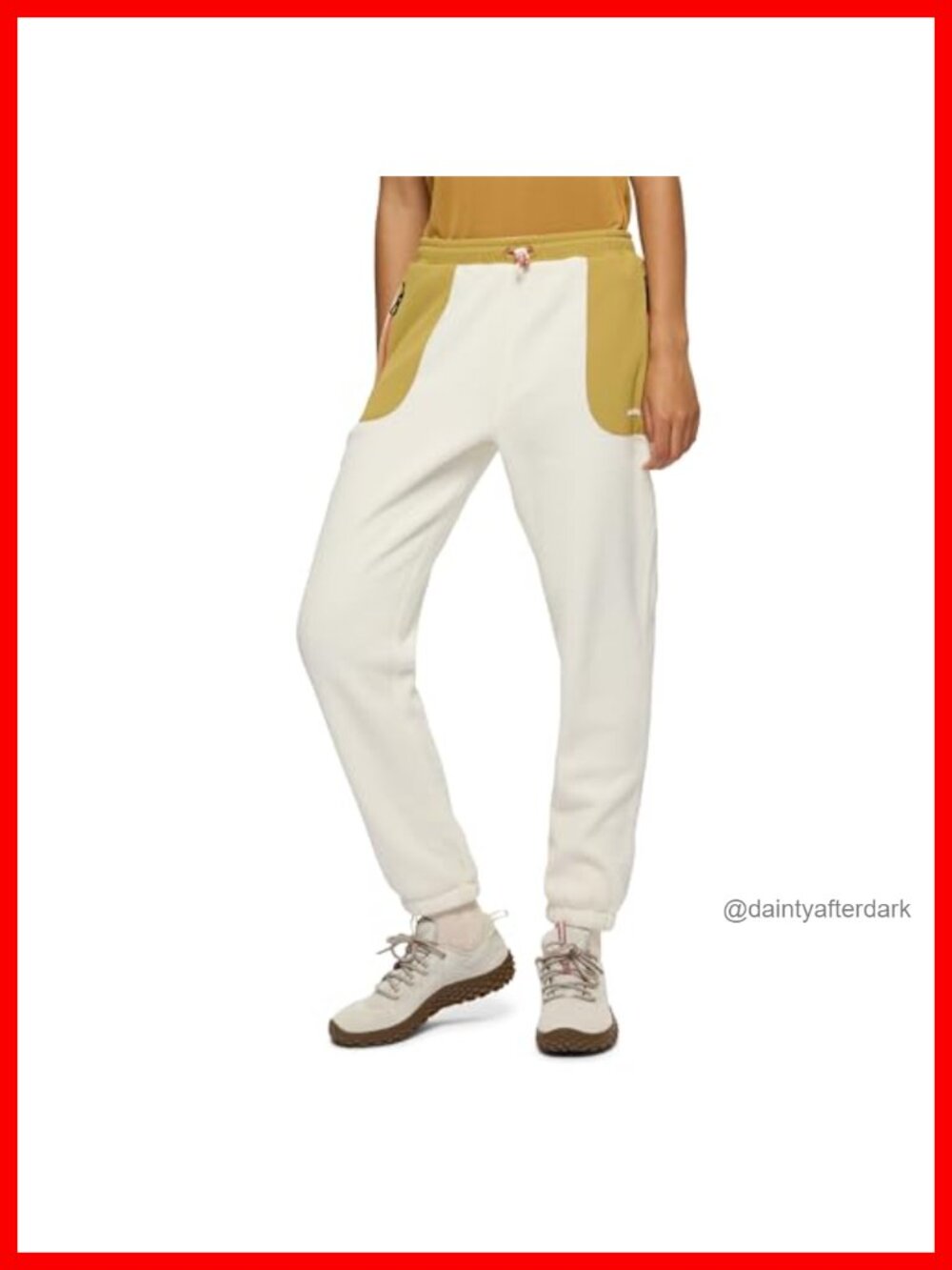 Merrell Women's Fleece Jogger Pants Stretch Fleece Tapered Zip Pockets